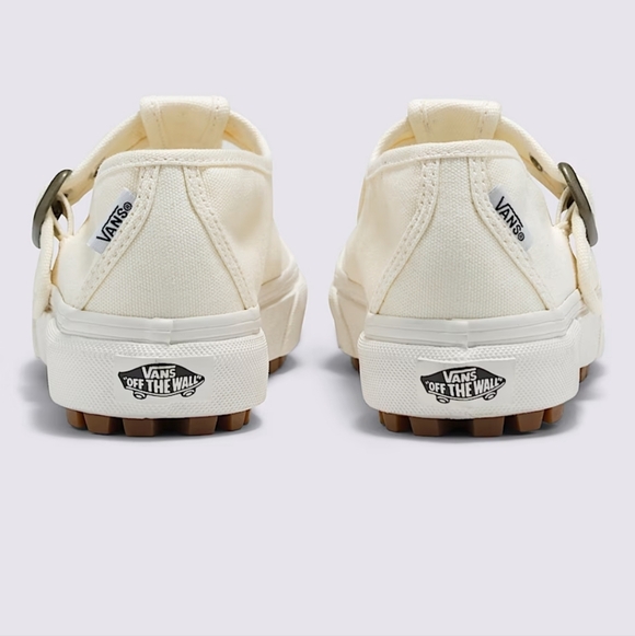 Vans Cream Canvas Slip-On Mary Jane Style 93 Shoe Sneaker 8.5 - Picture 5 of 13